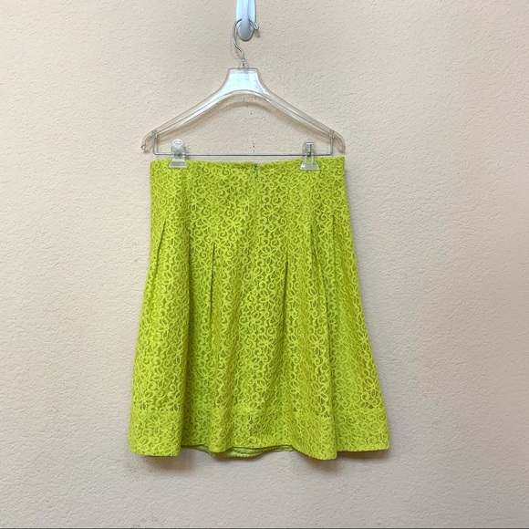HD in Paris Anthro Bright Neon Yellow Green Skirt - Picture 3 of 9